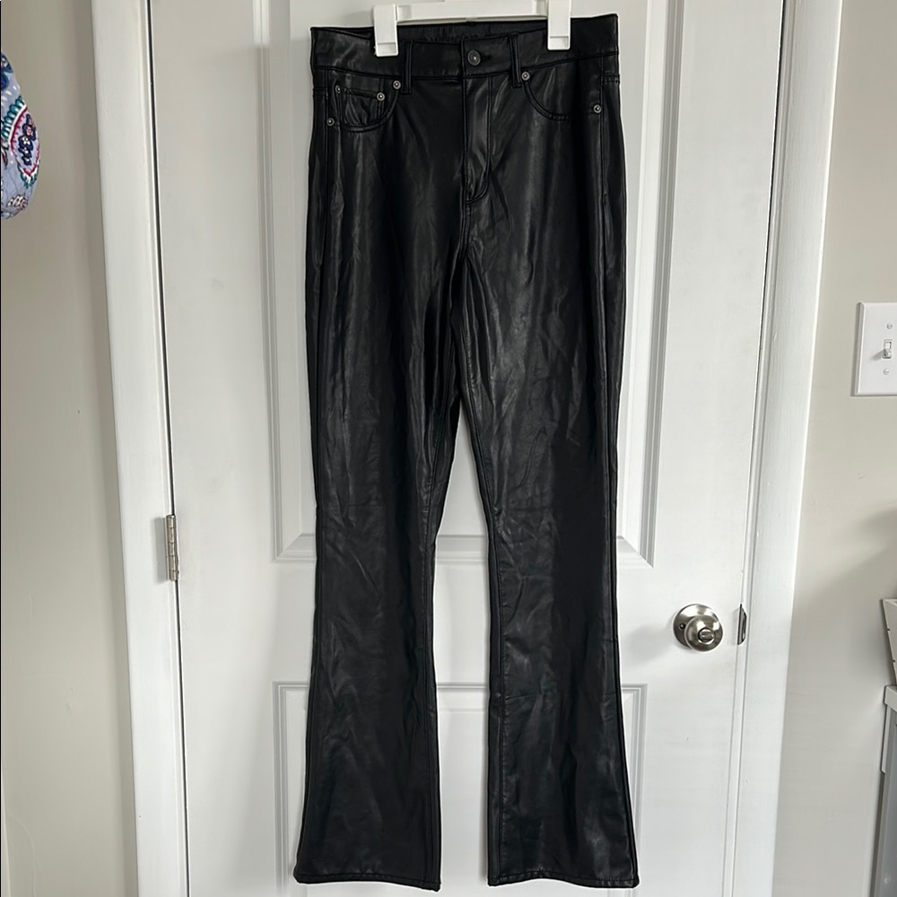 American Eagle Faux Leather Pants